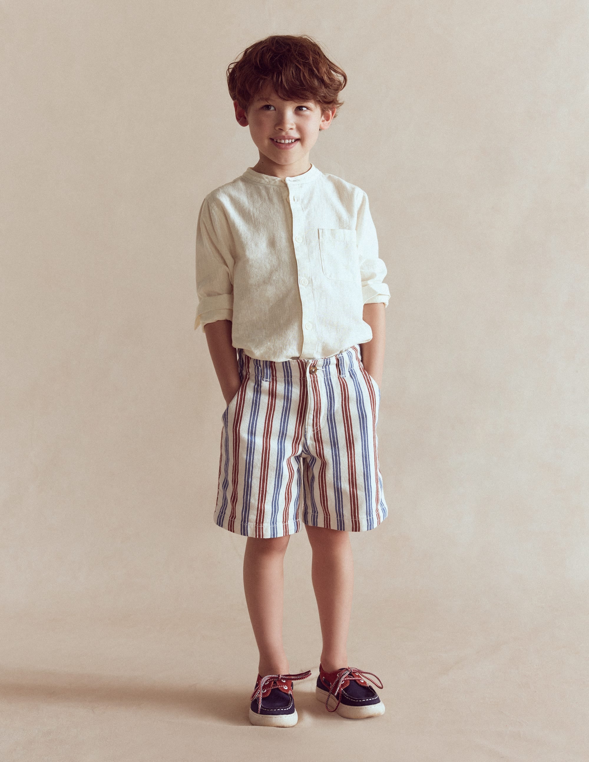 Grandad Shirt-Coconut milk - Image 3