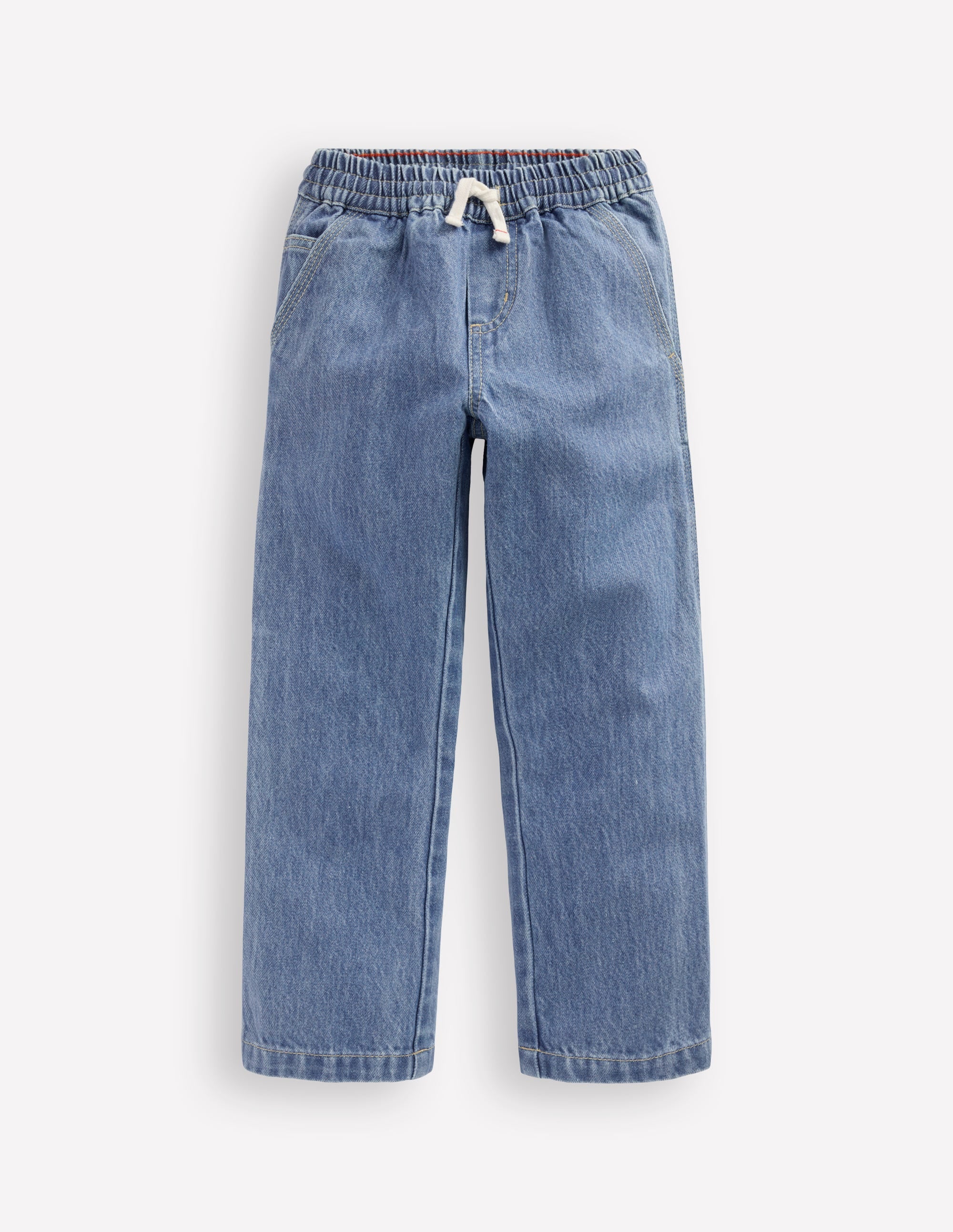 Pull-on Carpenter Jeans-Light Wash - Image 4