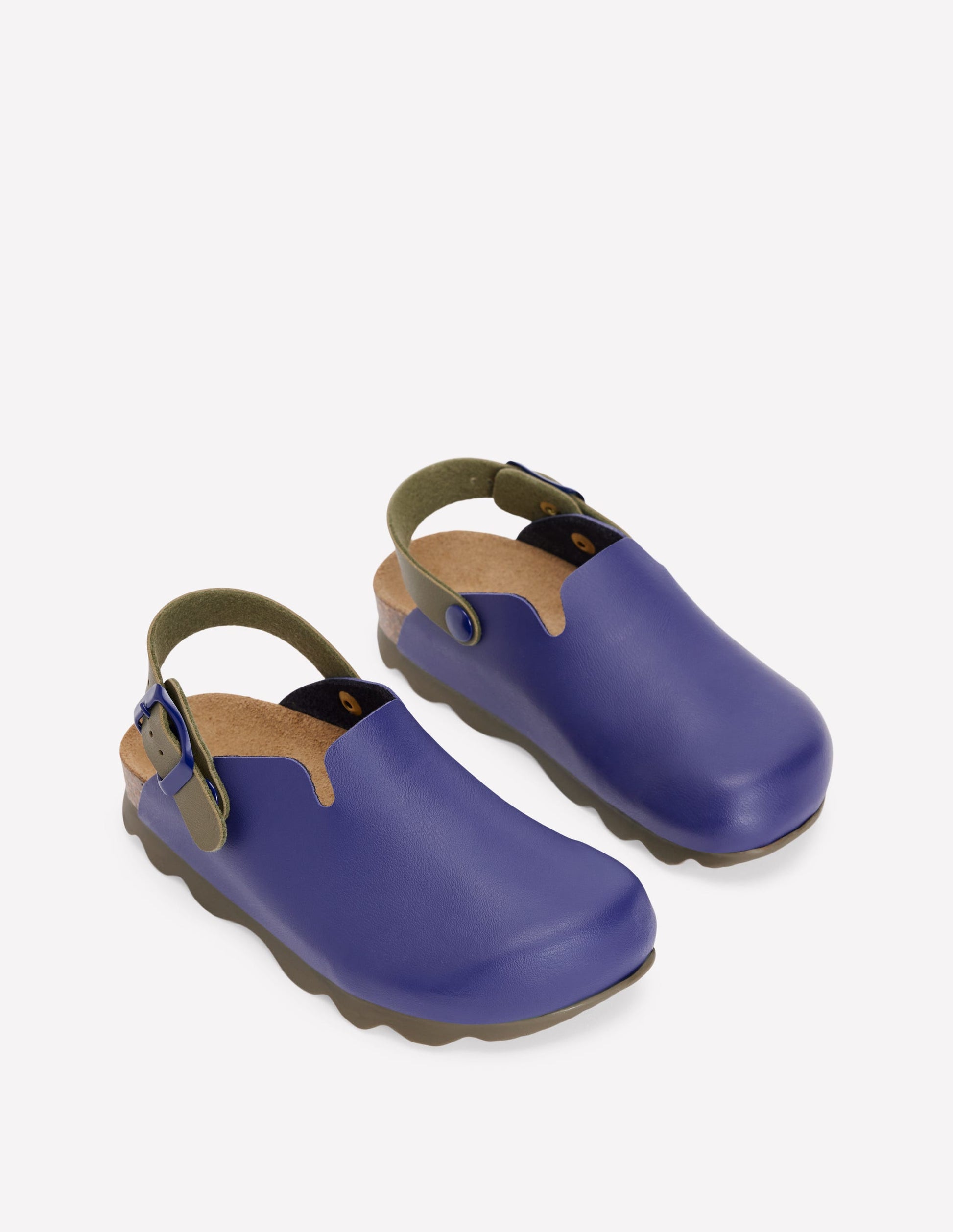 Colourblock Clogs-Navy-2