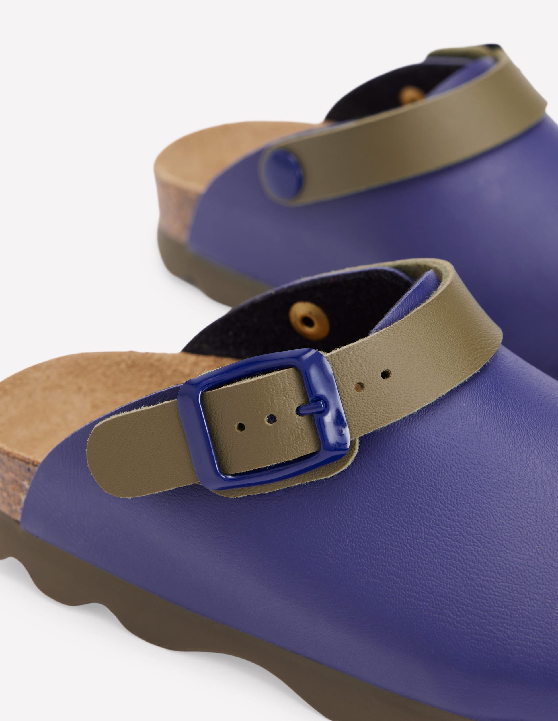 Colourblock Clogs-Navy-3