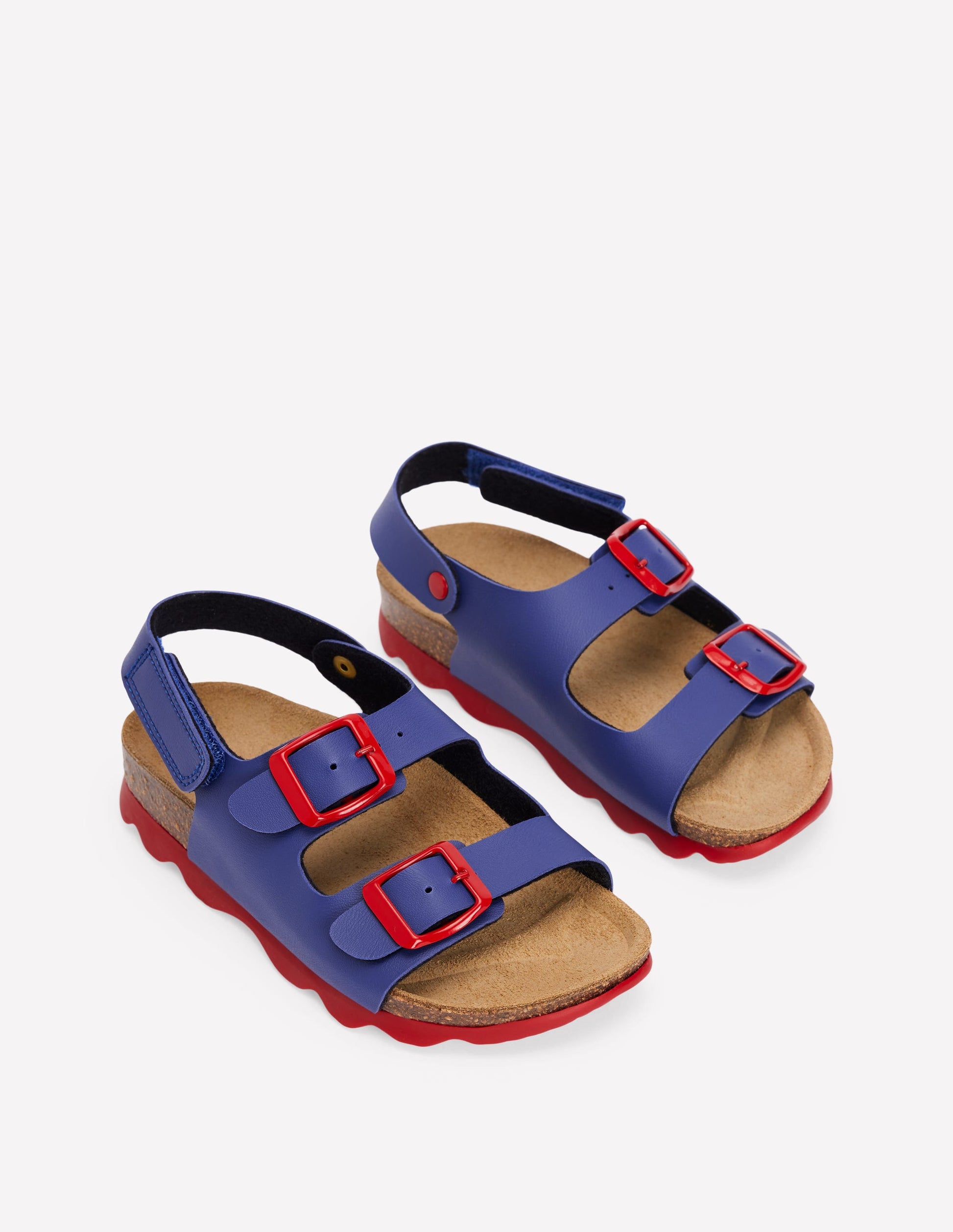 Colourblock Sandals-Medieval Blue-1