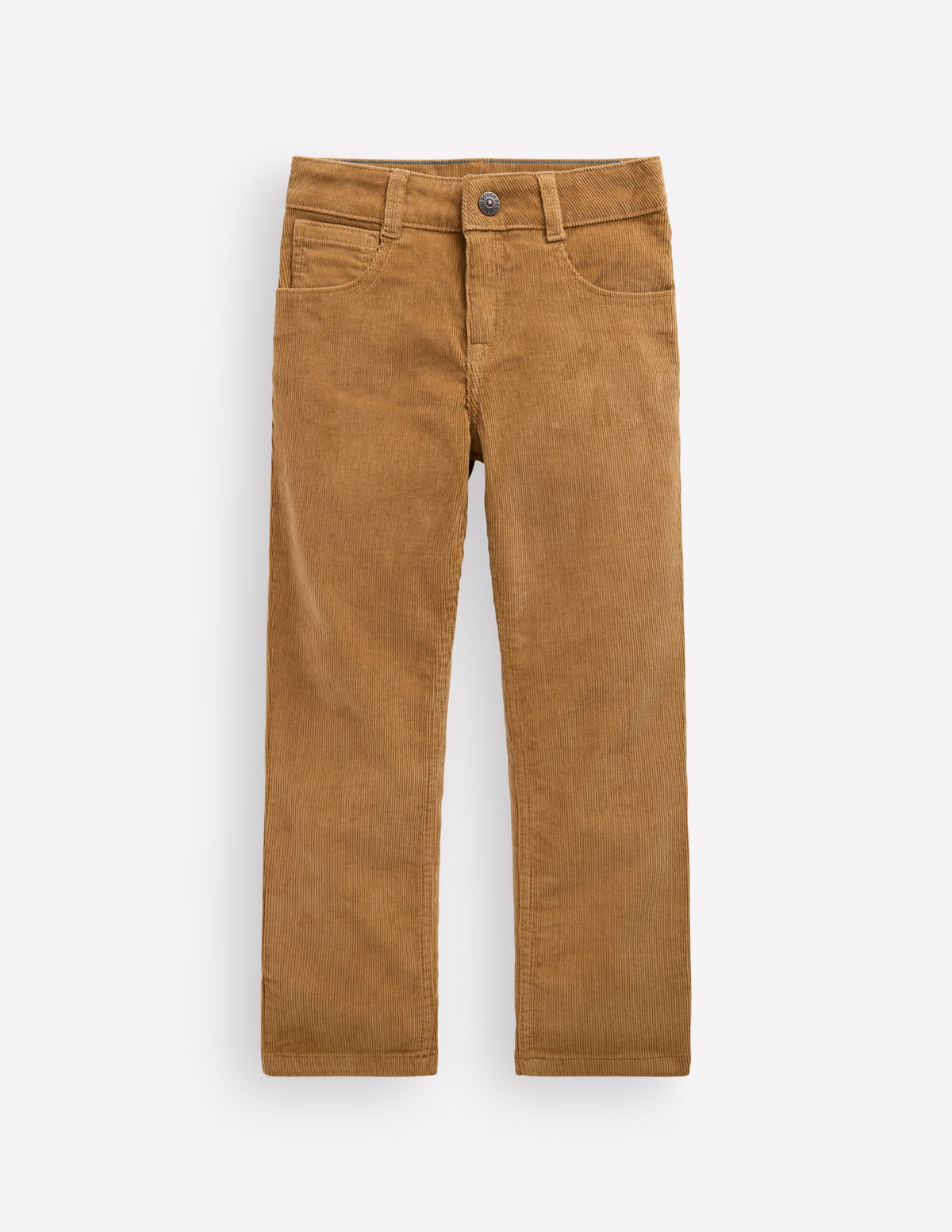 Classic Slim Cord Trousers-Dijon-1