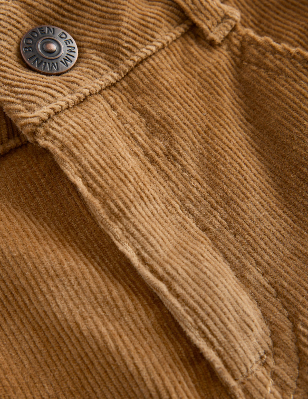 Classic Slim Cord Trousers-Dijon-3