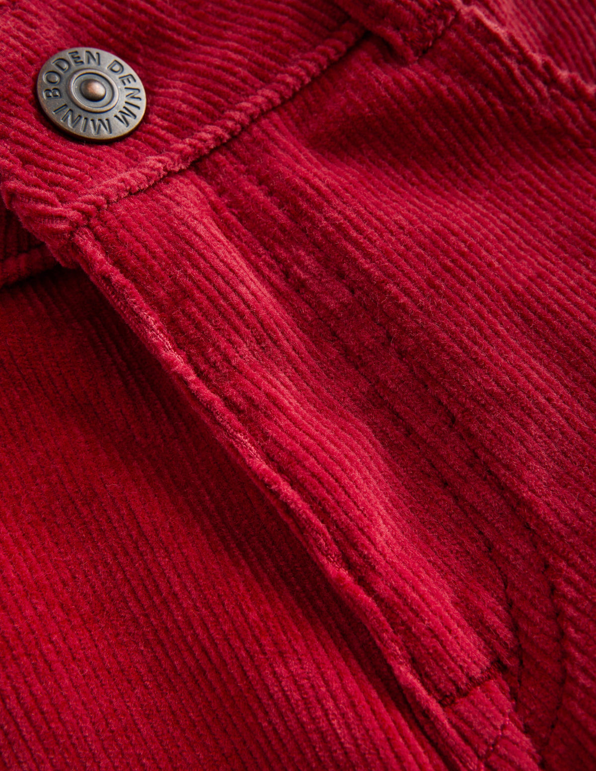Classic Slim Cord Trousers-Red Earth - Image 3