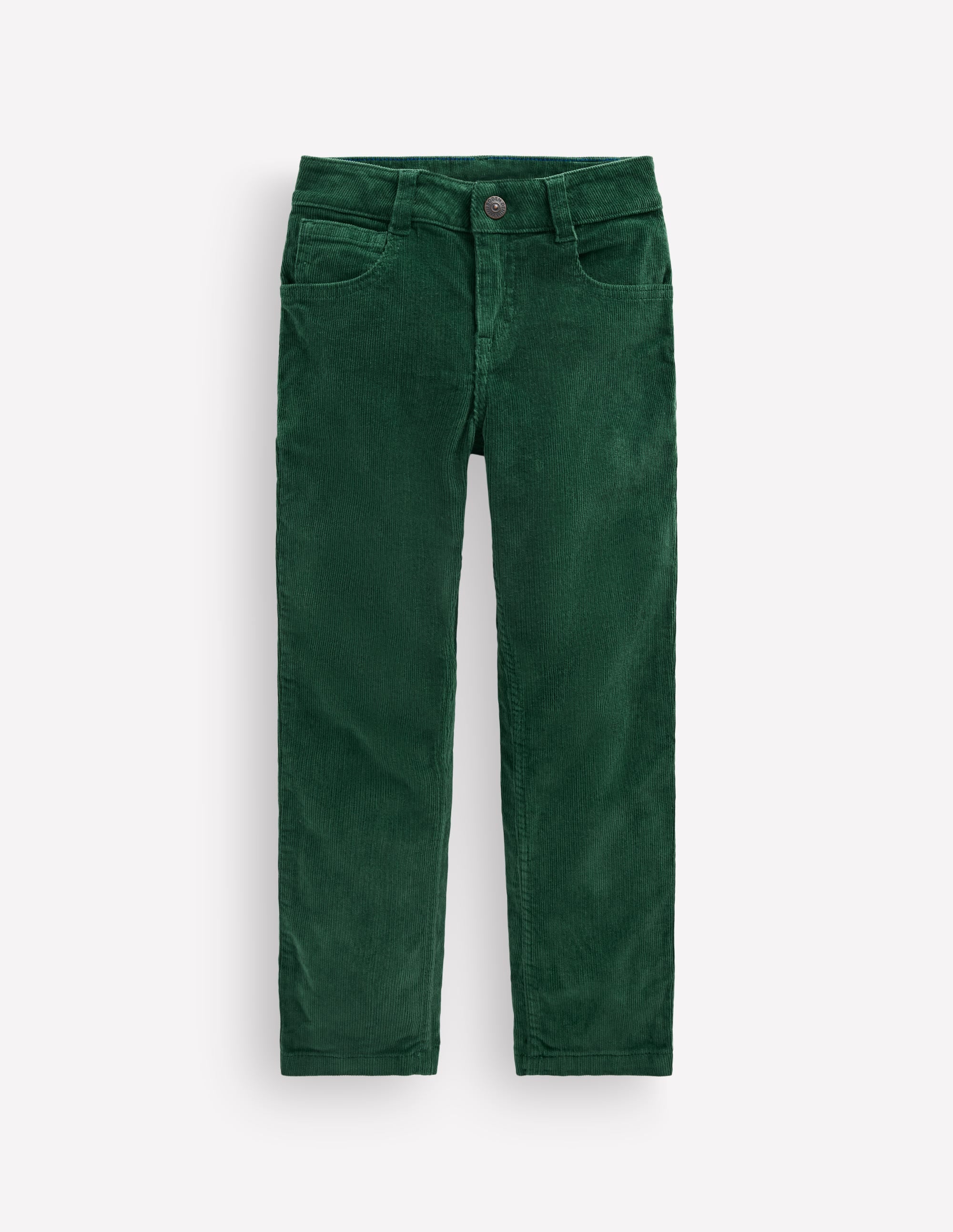 Classic Cord Trousers-Dark Green - Image 2