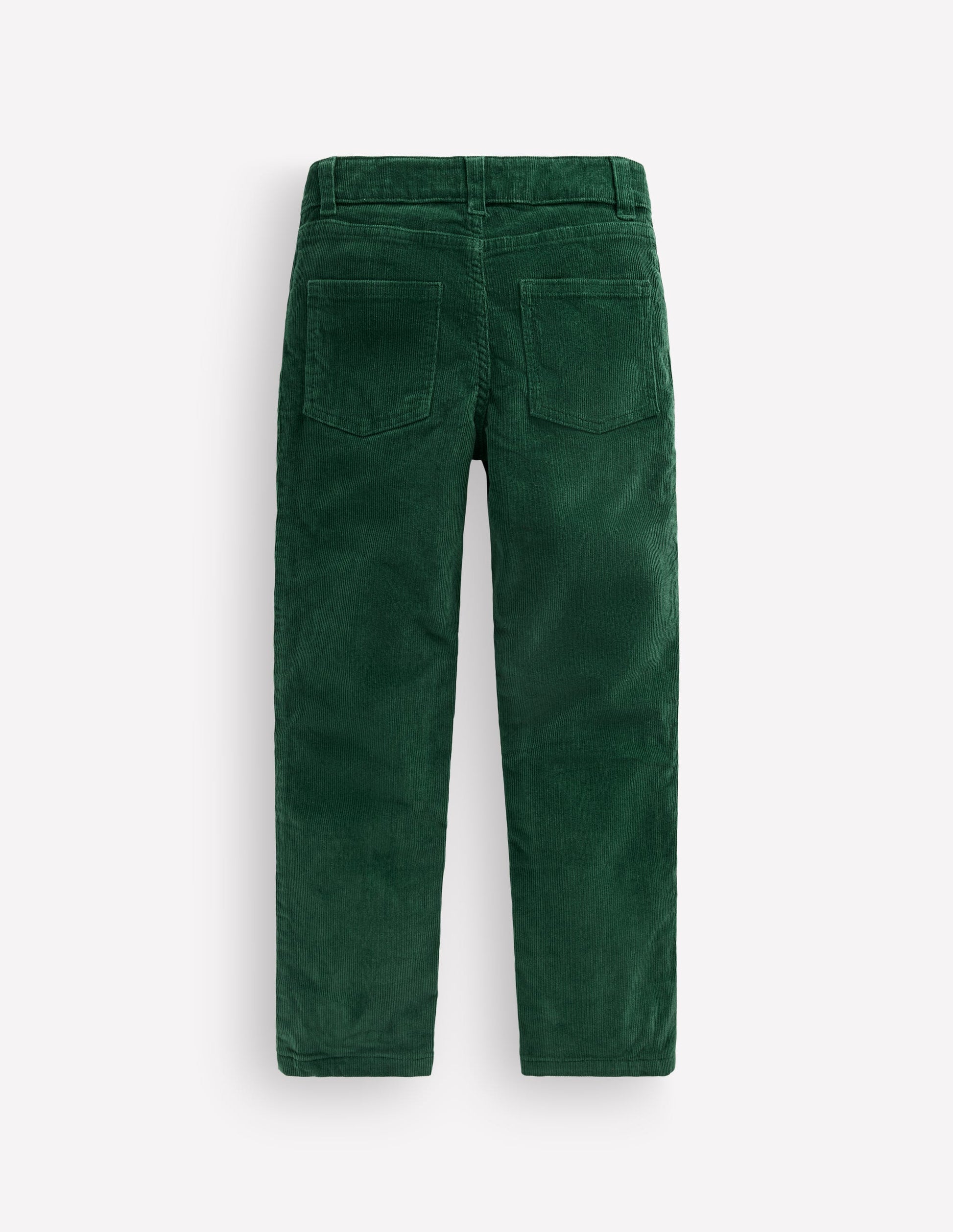 Classic Cord Trousers-Dark Green-3