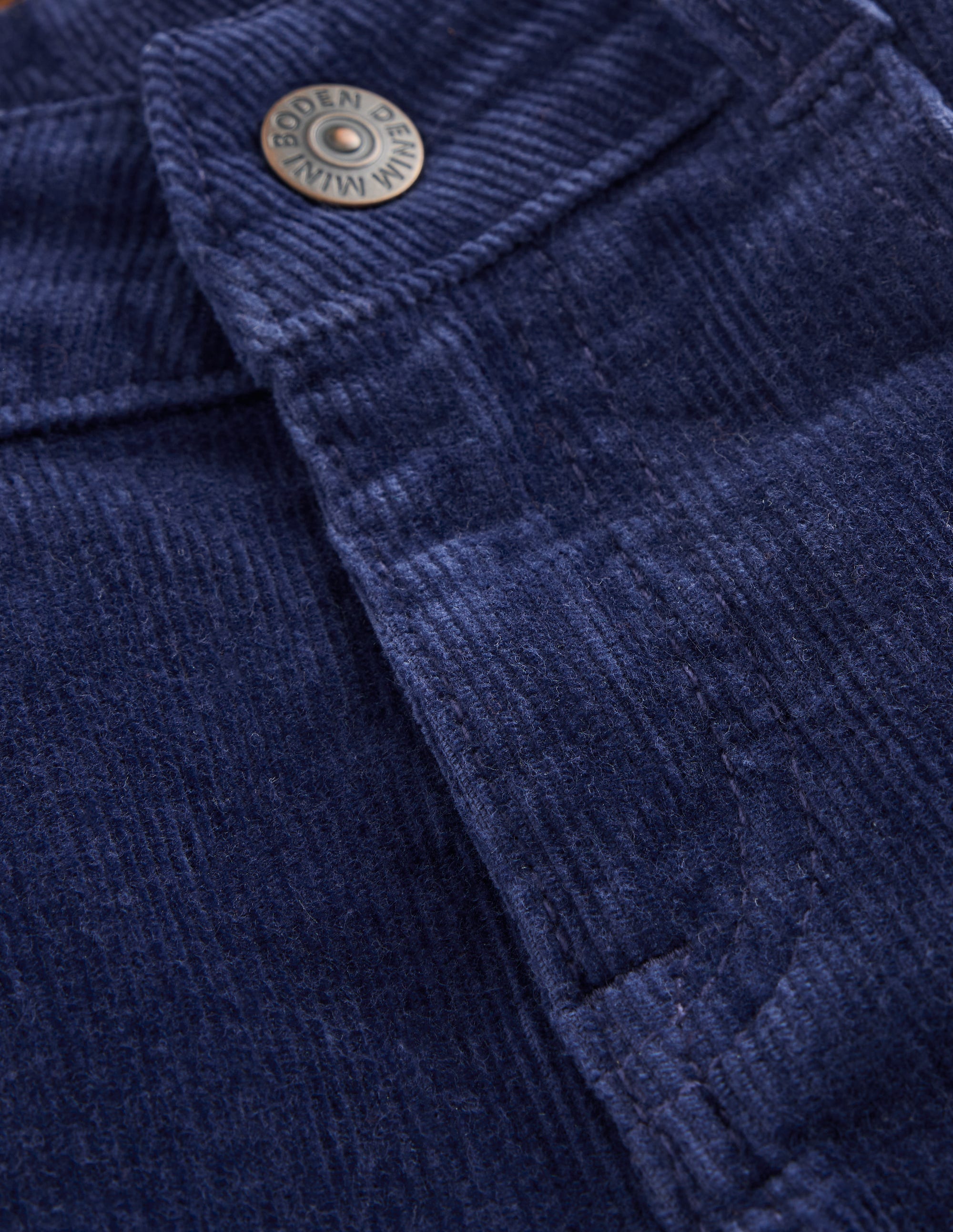 Classic Cord Trousers-College Navy - Image 3