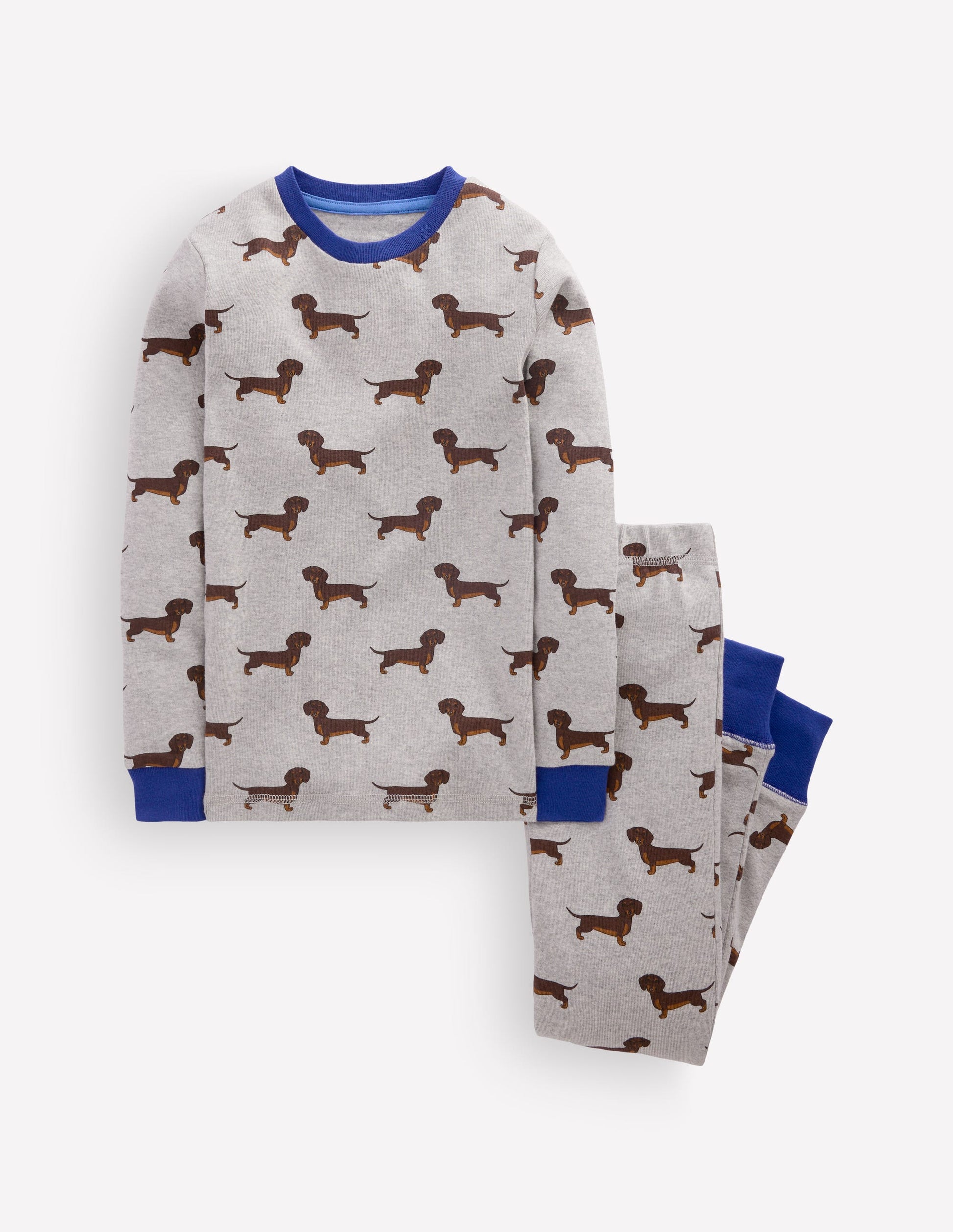Snug Long John Pyjamas-Sausage Dogs-1