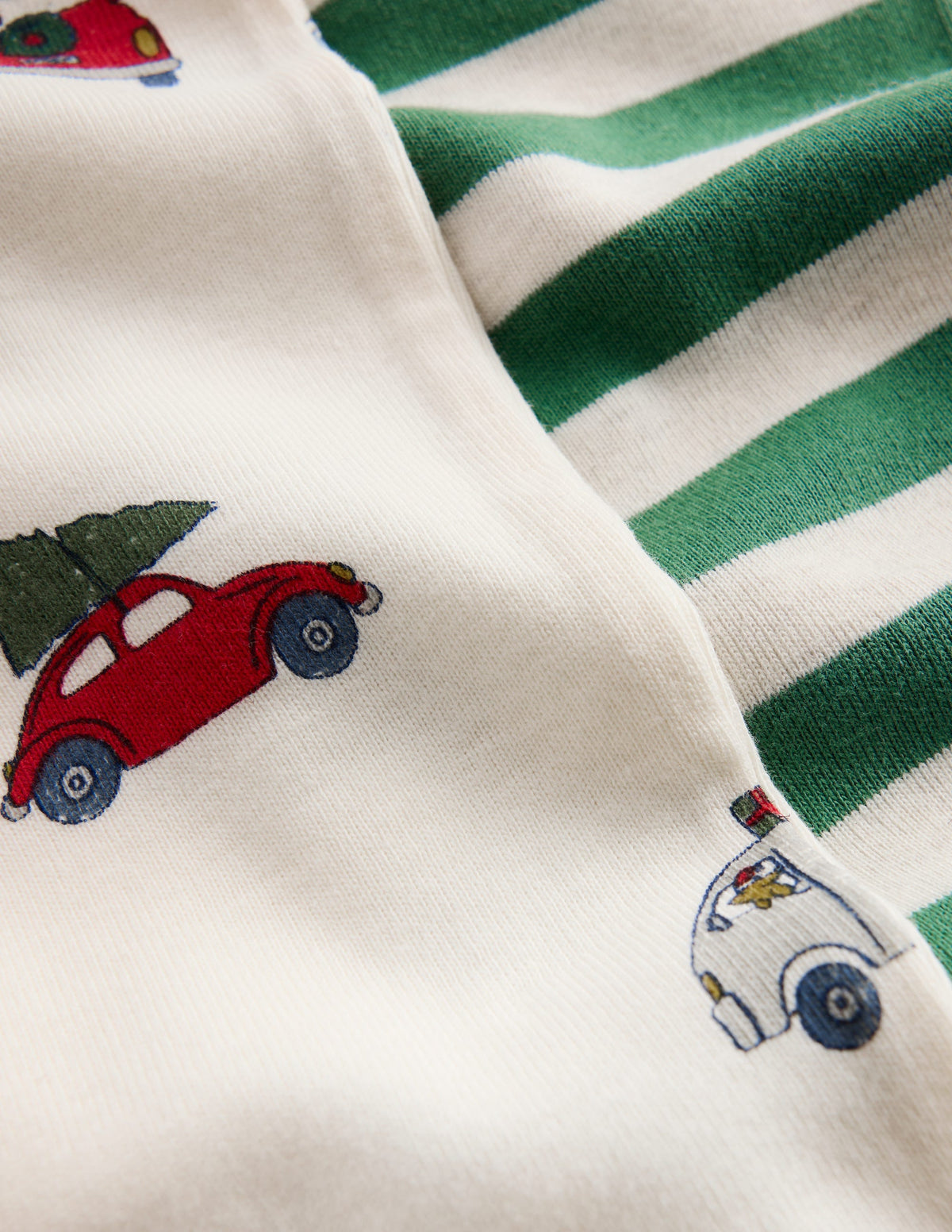 Snug Twin Pack Pyjamas-Festive Cars-3