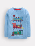 Superstitch Long Sleeve Top-Glacier Blue Trains