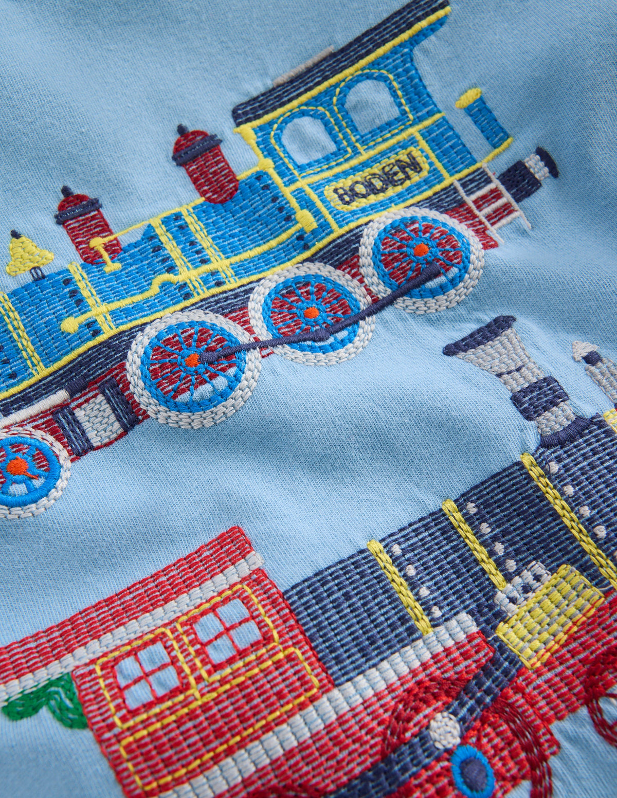 Superstitch Long Sleeve Top-Glacier Blue Trains - Image 3