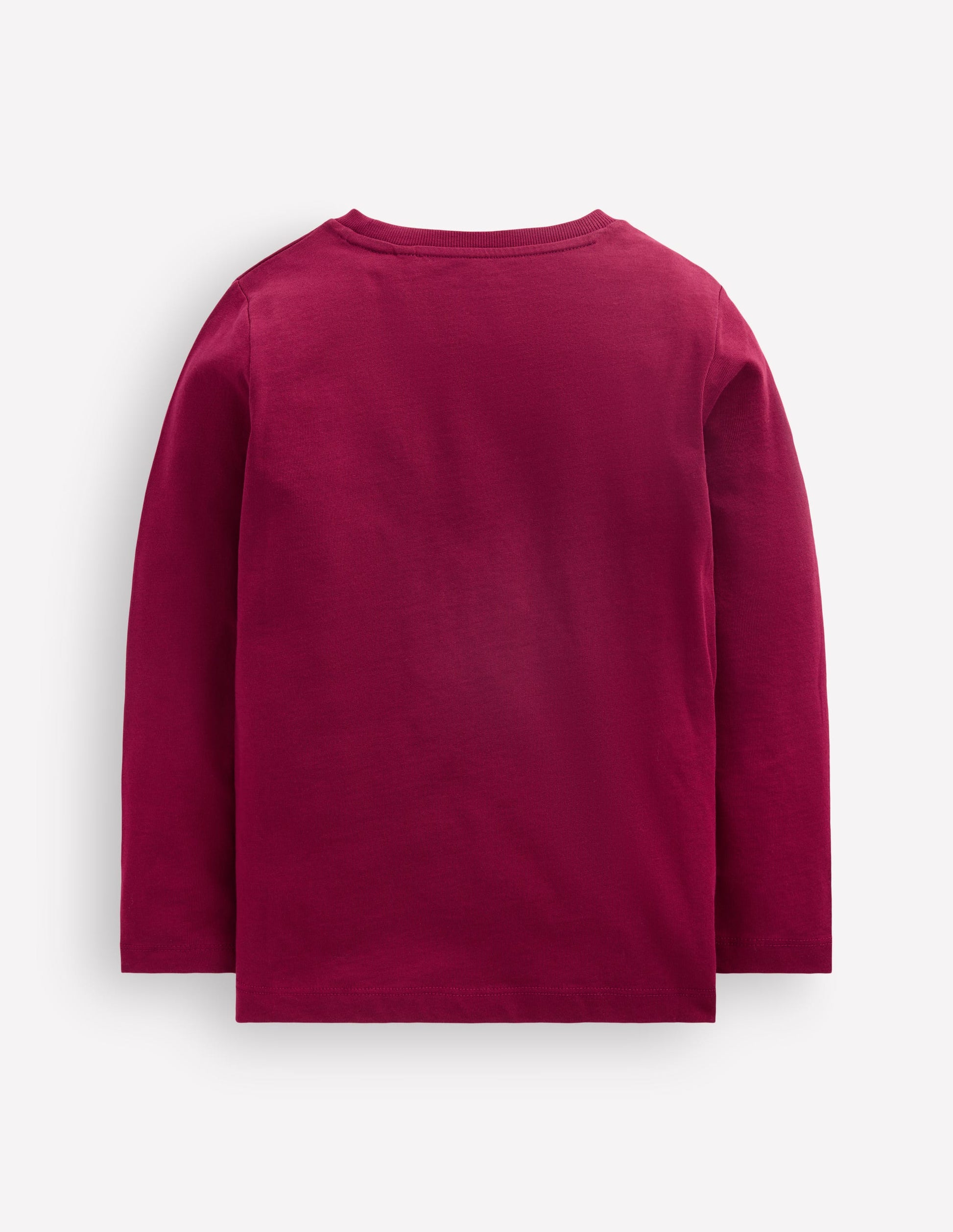 Long Sleeve Printed T-shirt-Red Steam Train-3