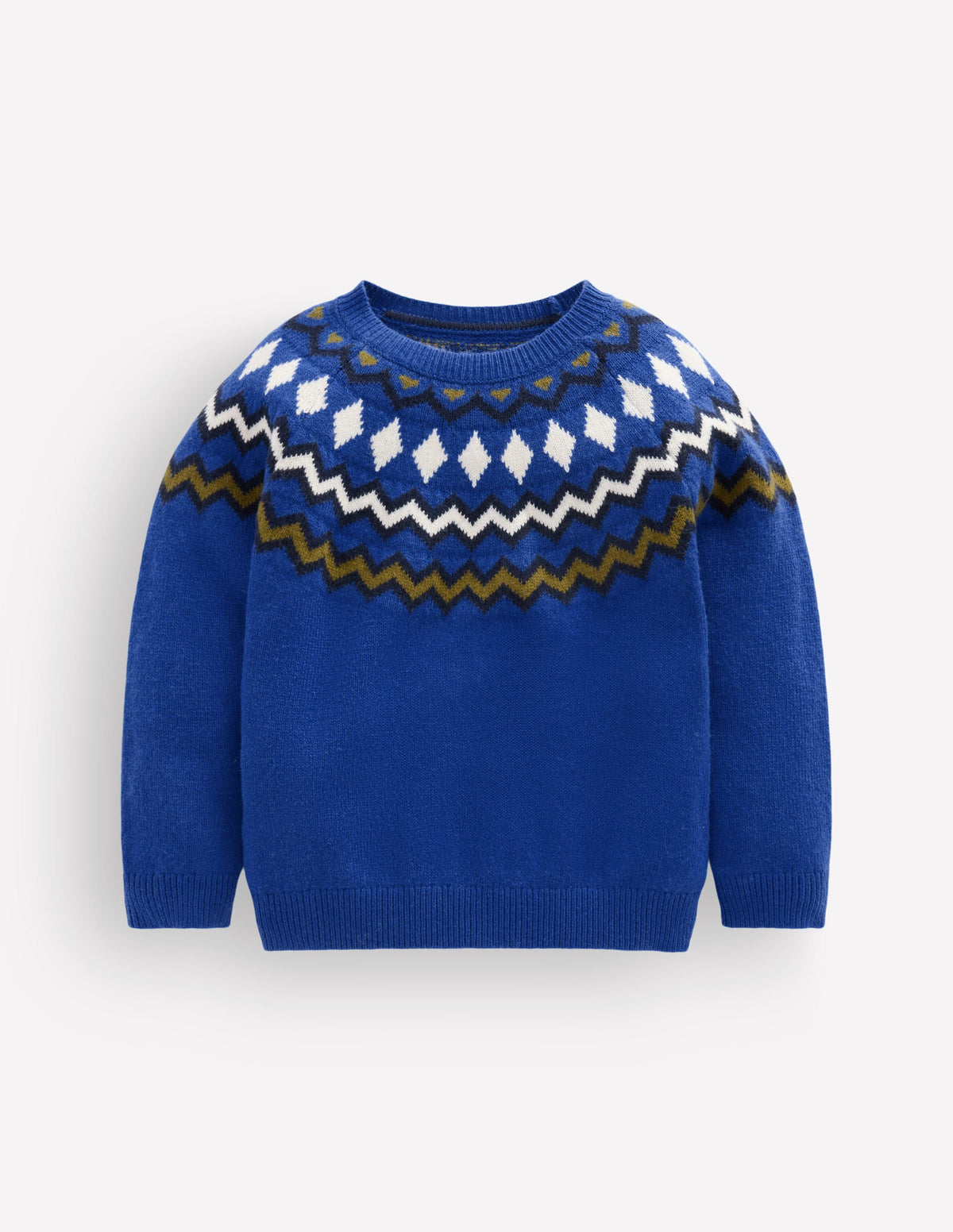 Fair Isle Jumper-Blue-1