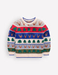 Fair Isle Jumper-Multi Christmas