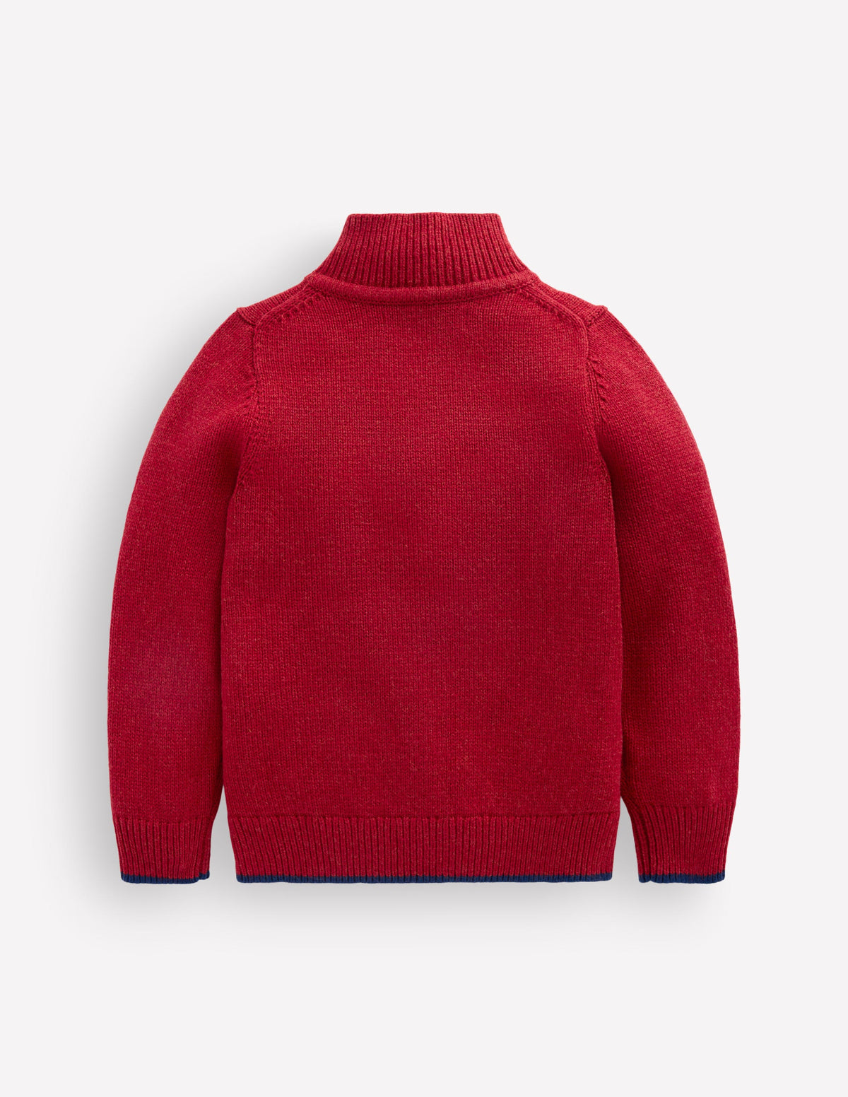 Heritage Half-Zip Jumper-Crimson Red - Image 2