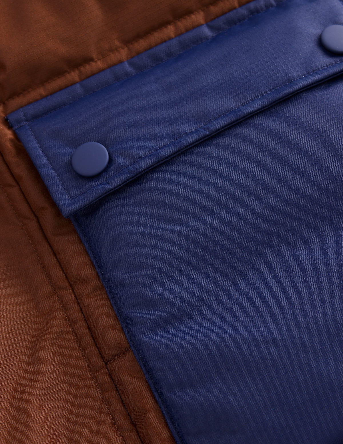 Fleece Lined Padded Coat-Raw Umber - Image 3