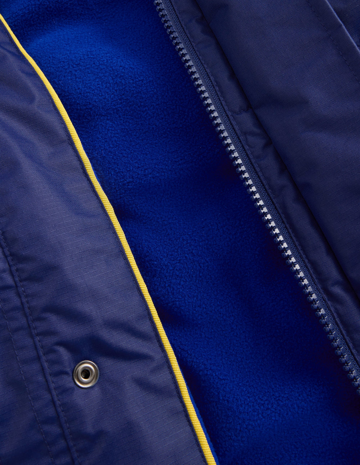 Fleece Lined Padded Coat-College Navy - Image 5