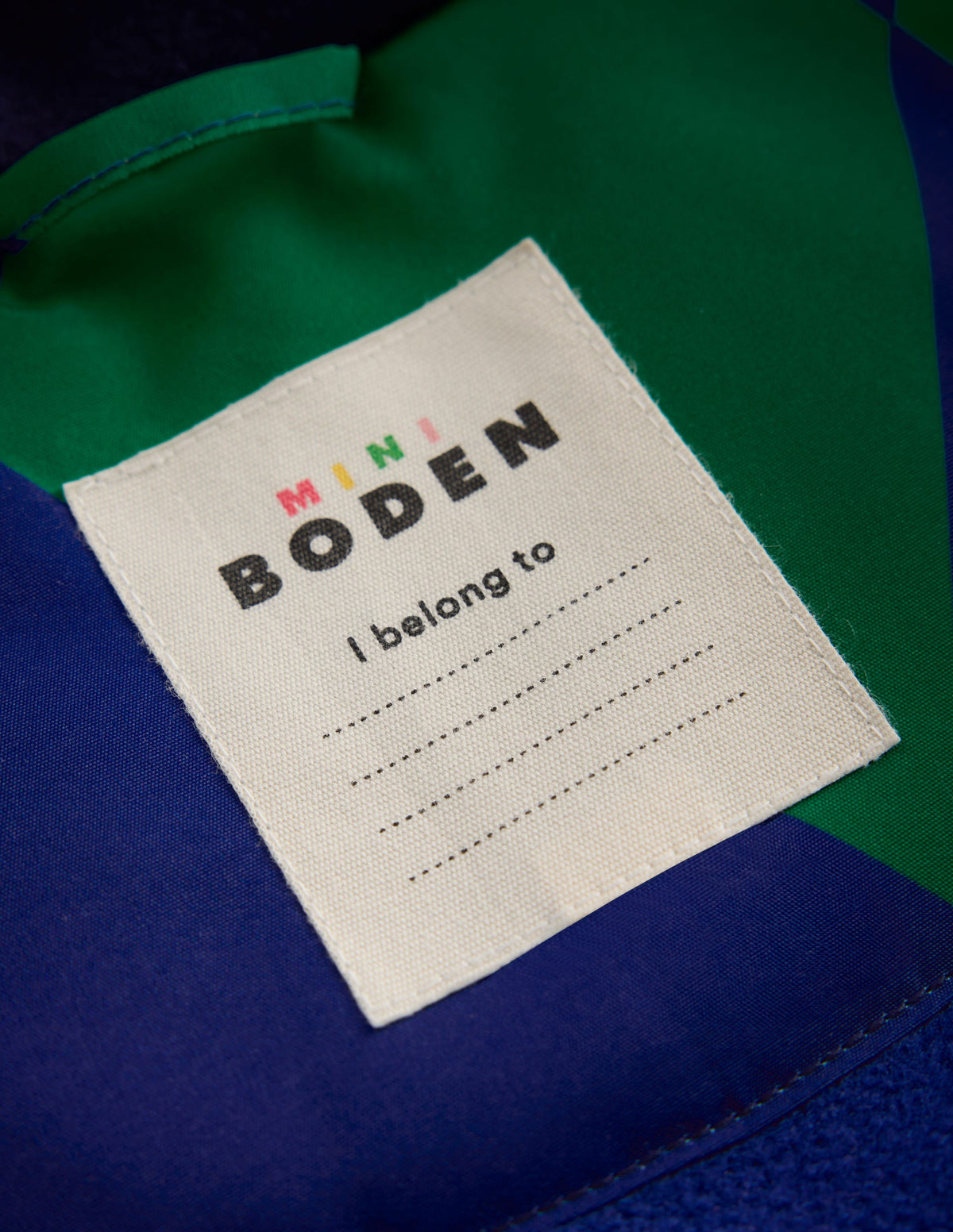 All-weather Waterproof Coat-Blue and Green - Image 4