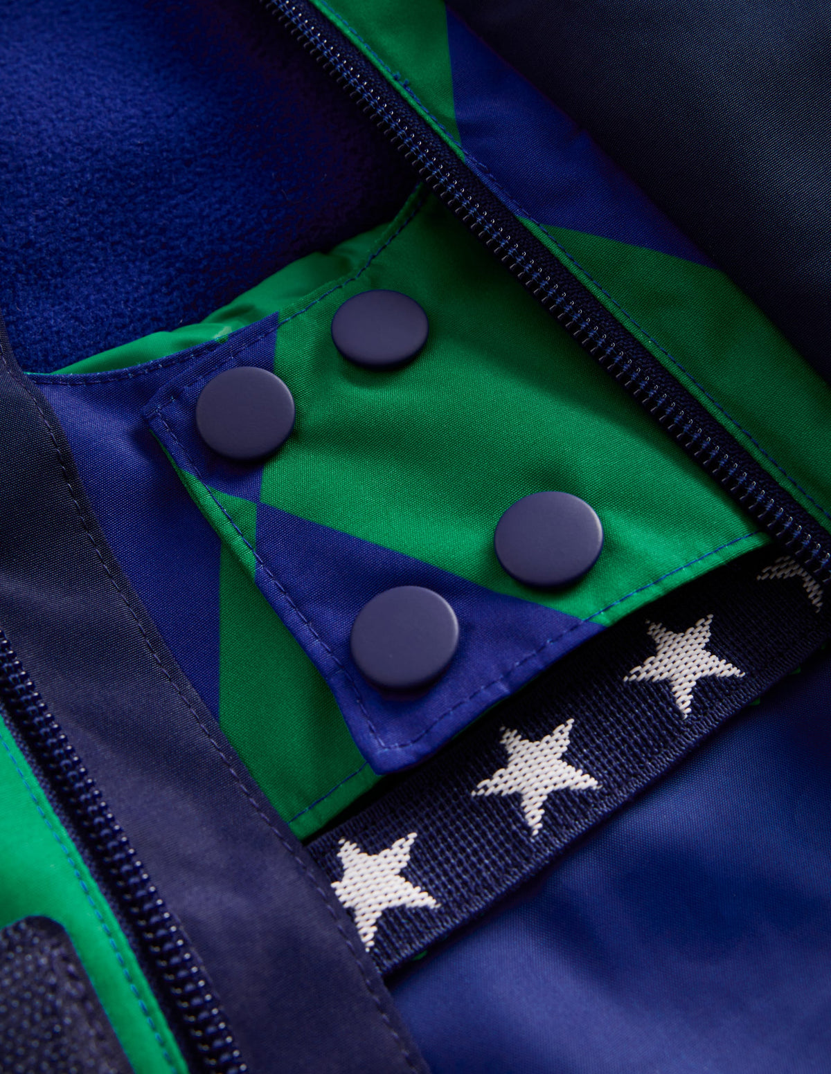 All-weather Waterproof Coat-Blue and Green-5