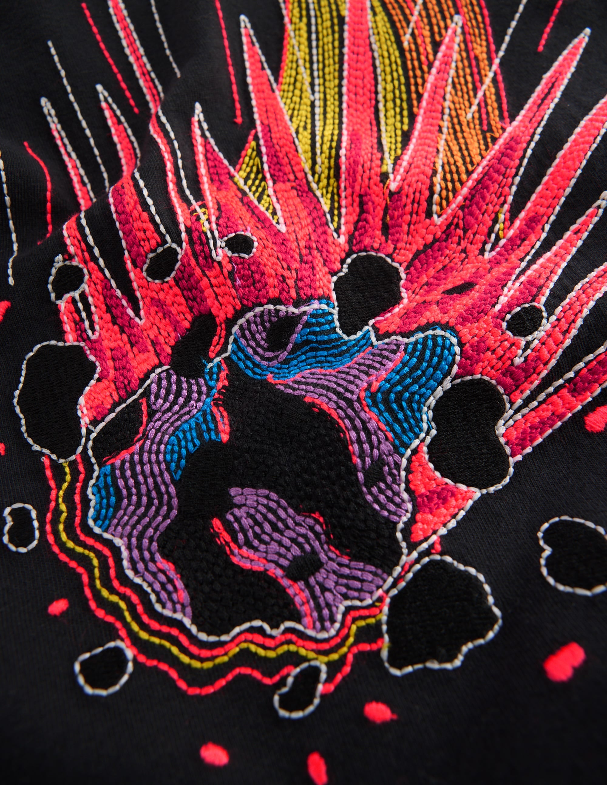 Glow Superstitch T-shirt-PHANTOM COMET - Image 4