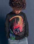 Glow Superstitch T-shirt-PHANTOM COMET