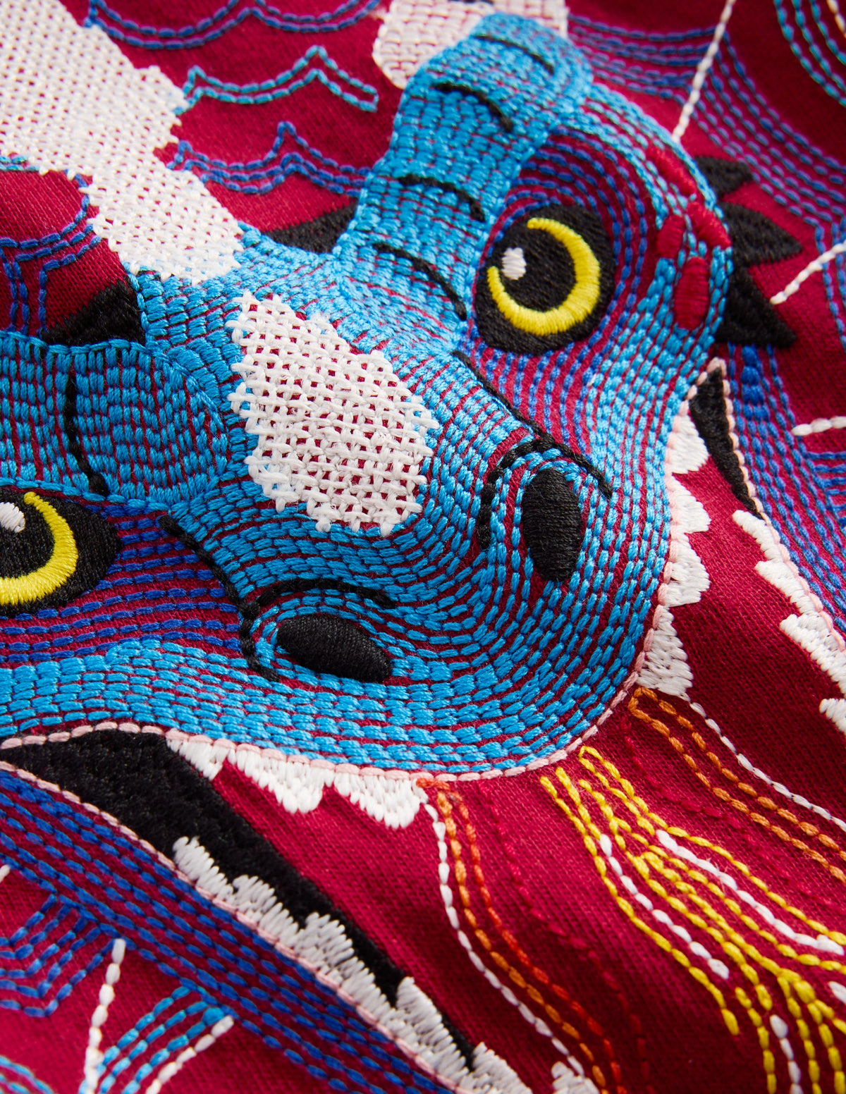 Glow Superstitch T-shirt-Chestnut Dragon - Image 4