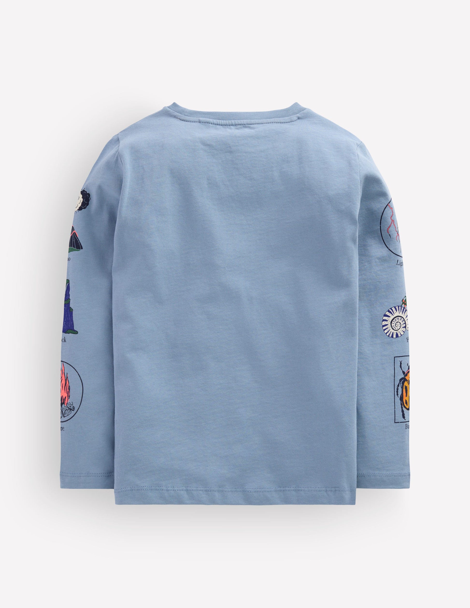 Long Sleeve Glow T-shirt-French Blue, Landscapes-4