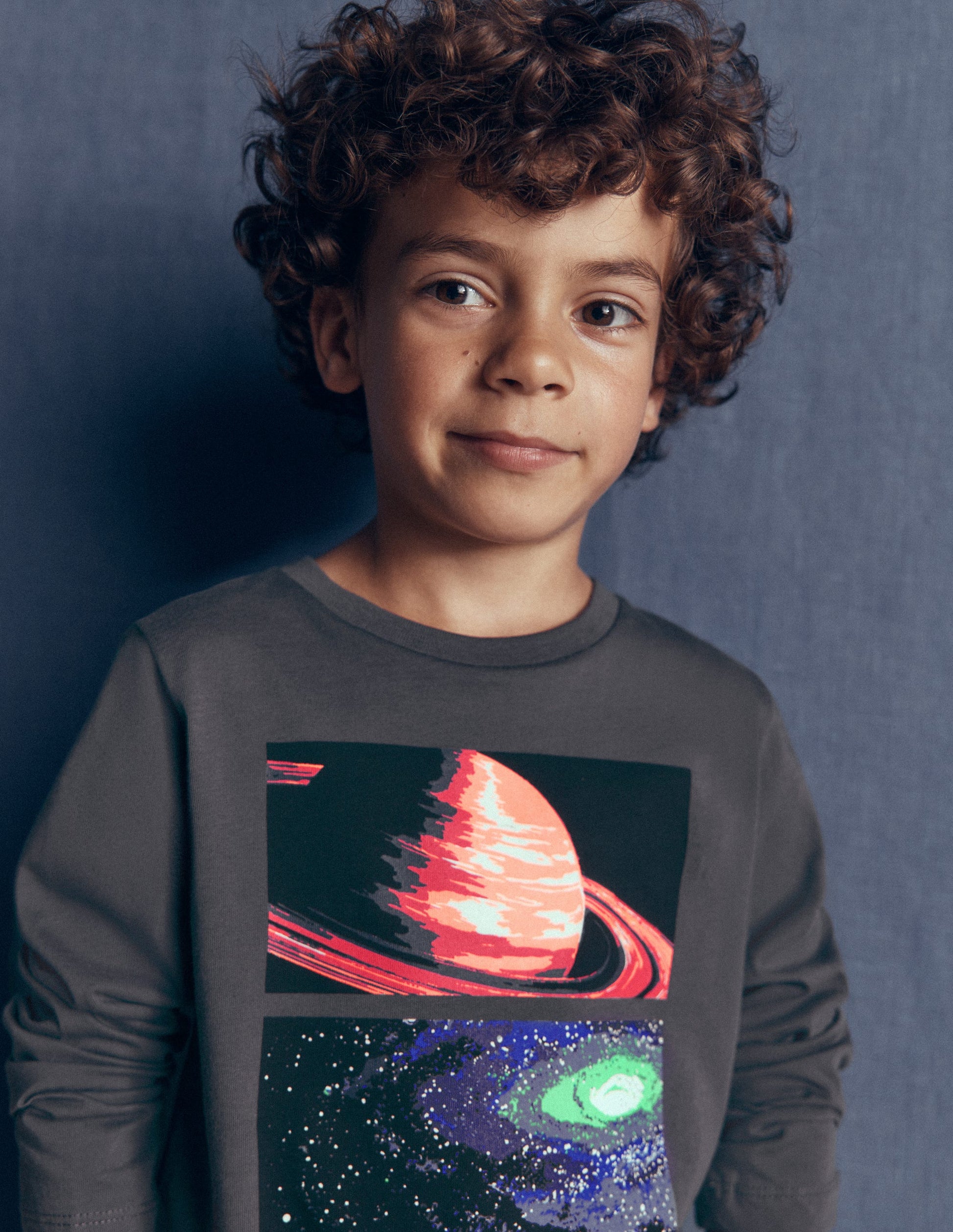 Long Sleeve Glow T-shirt-Grey Space-1