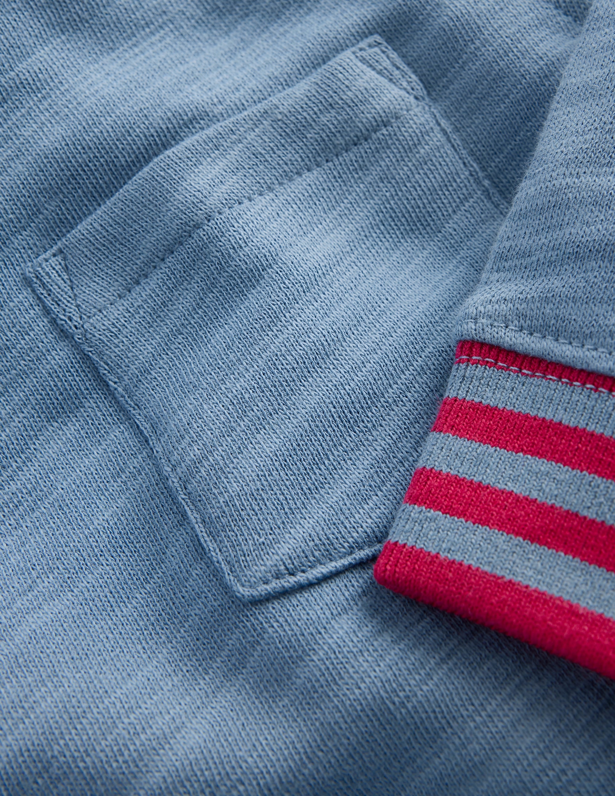 Cosy Mid-weight T-shirt-Blue Aura / Sweet Cherry - Image 3