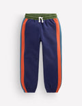 Colourblock Cuffed Joggers-BLUE HEAVEN/ MAYFLY