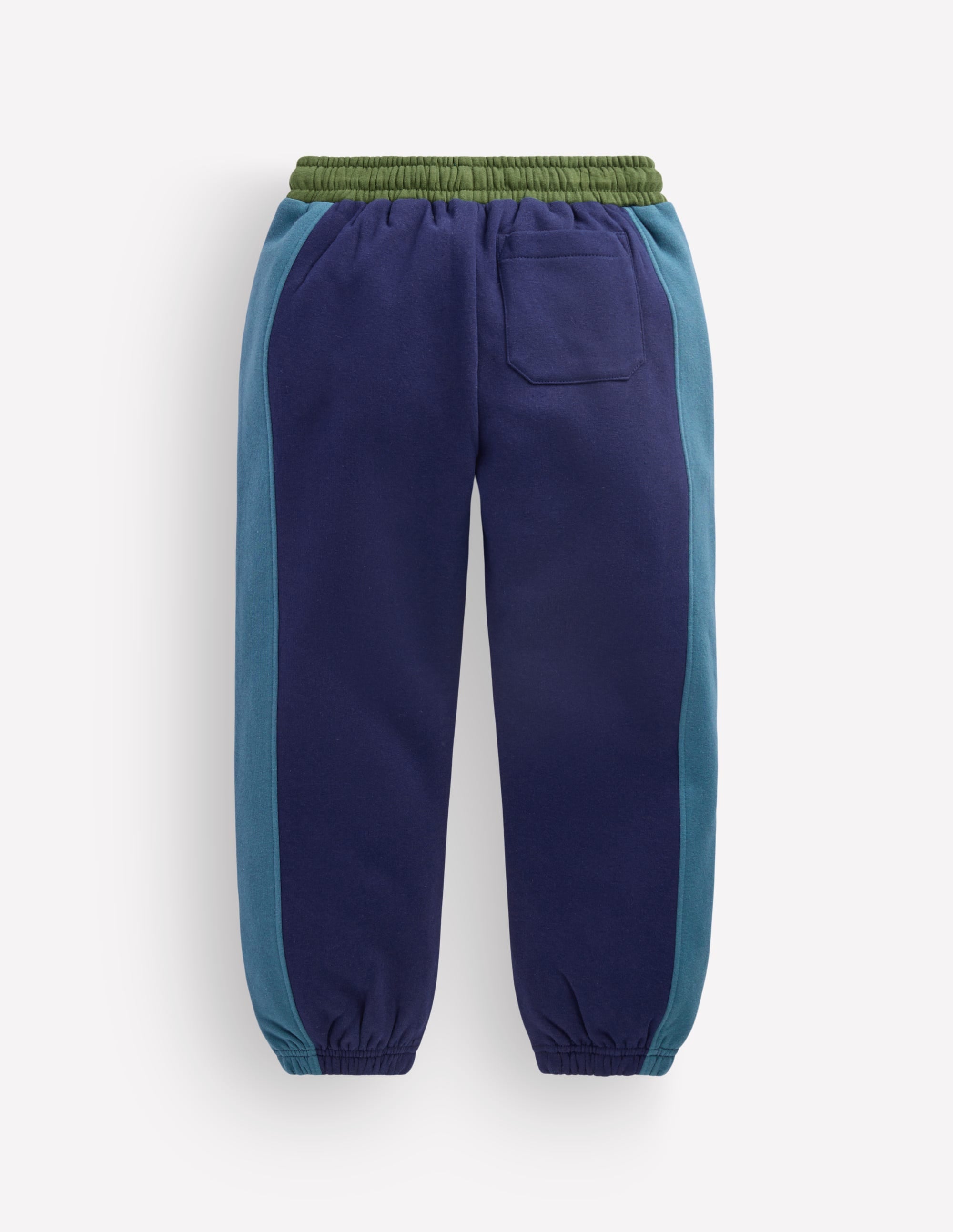 Colourblock Cuffed Joggers-BLUE HEAVEN/ MAYFLY - Image 2