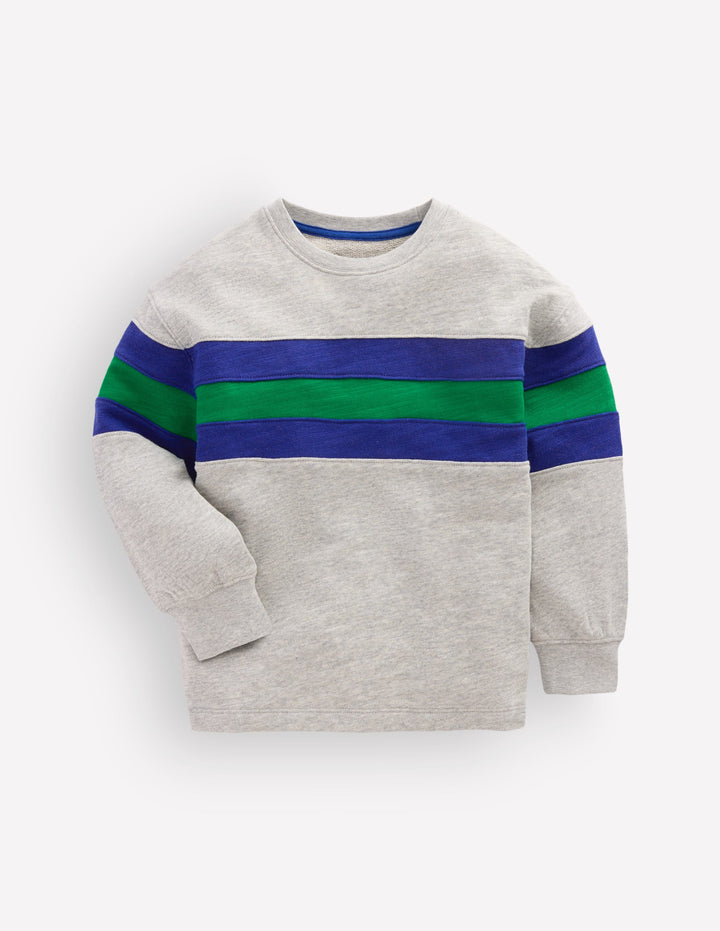 Relaxed Mid-weight T-shirt-Grey Marl
