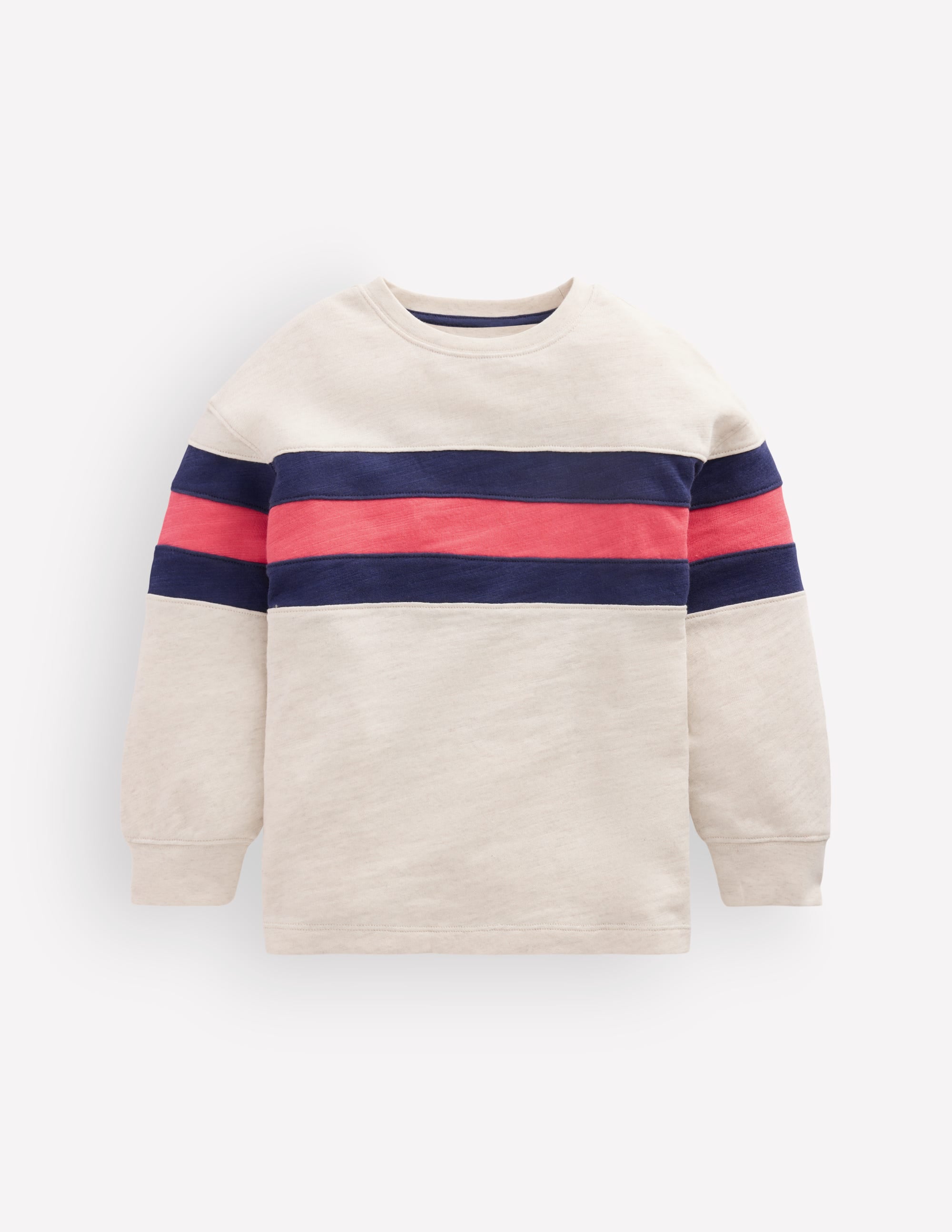 Relaxed Mid-weight T-shirt-Oatmeal - Image 1