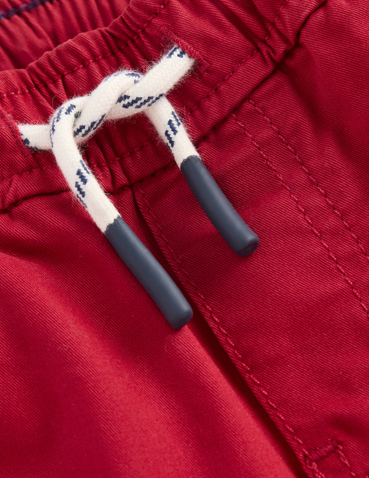 Slim Pull-on Trousers-Rythmic Red-3