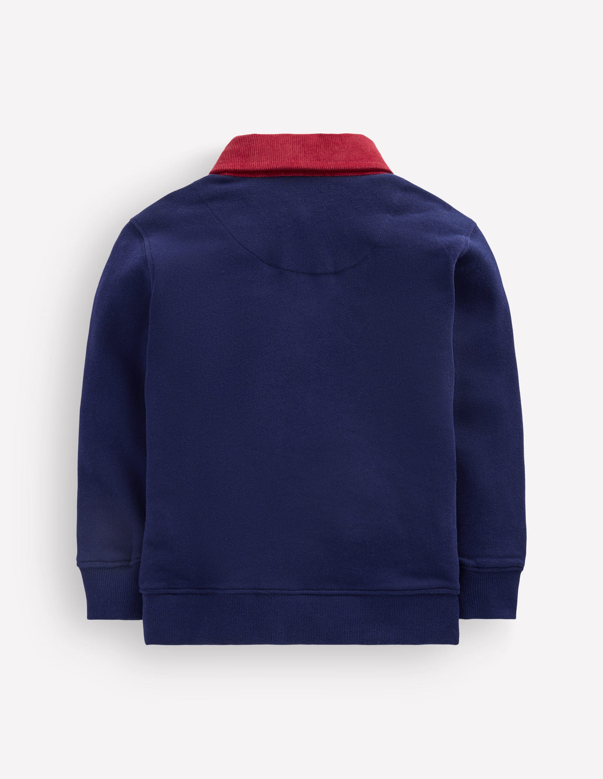 Smart Collared Sweatshirt-College Navy-2