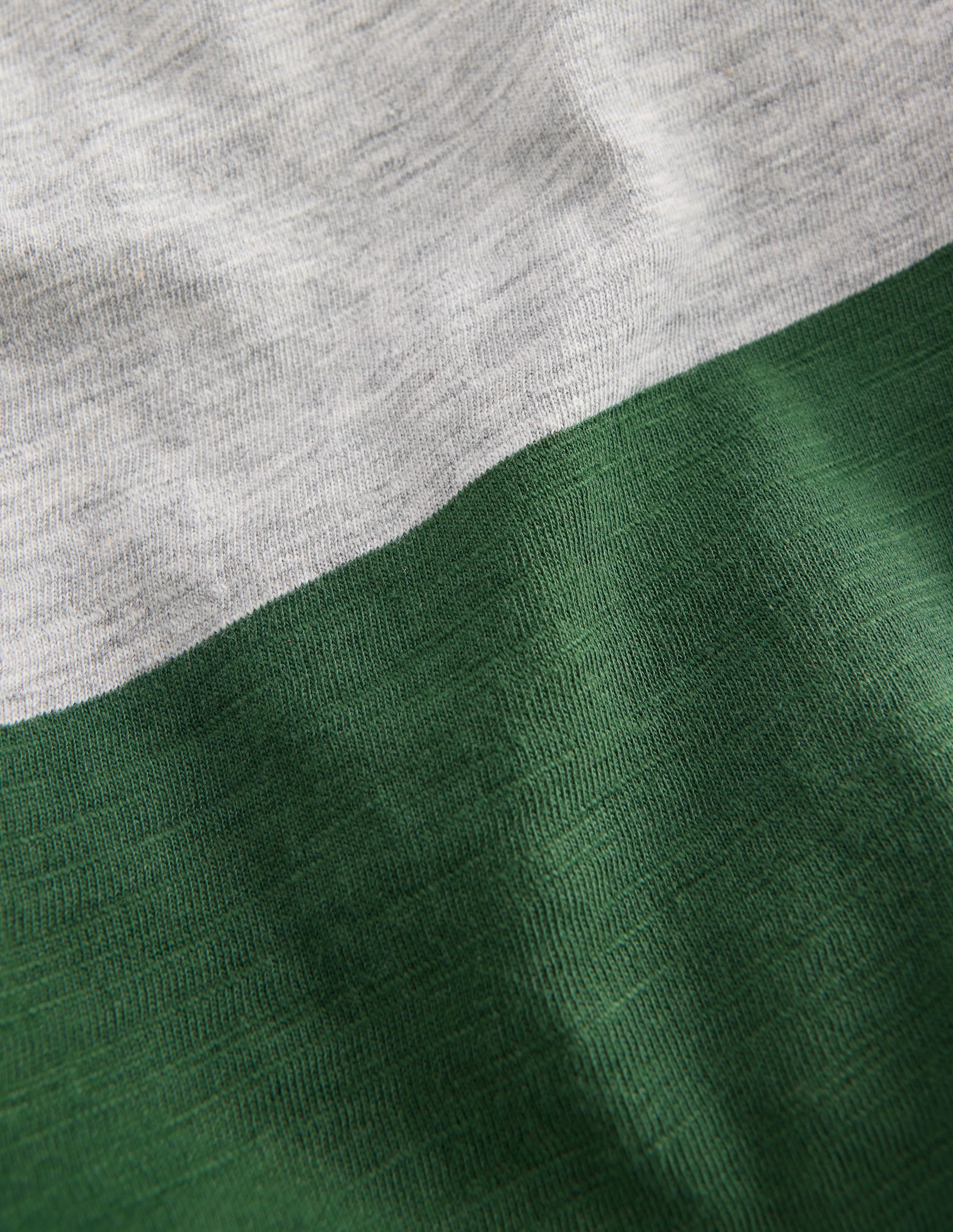 Everyday Long Sleeve T-Shirt-Hunter Green / Grey Marl - Image 3