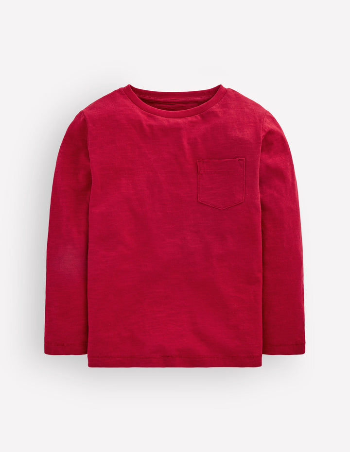 Everyday Long Sleeve T-Shirt-Cherry Blush