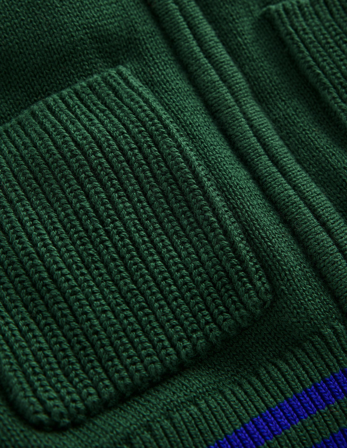 Smart Zip-through Jumper-Brunswick Green Marl-4