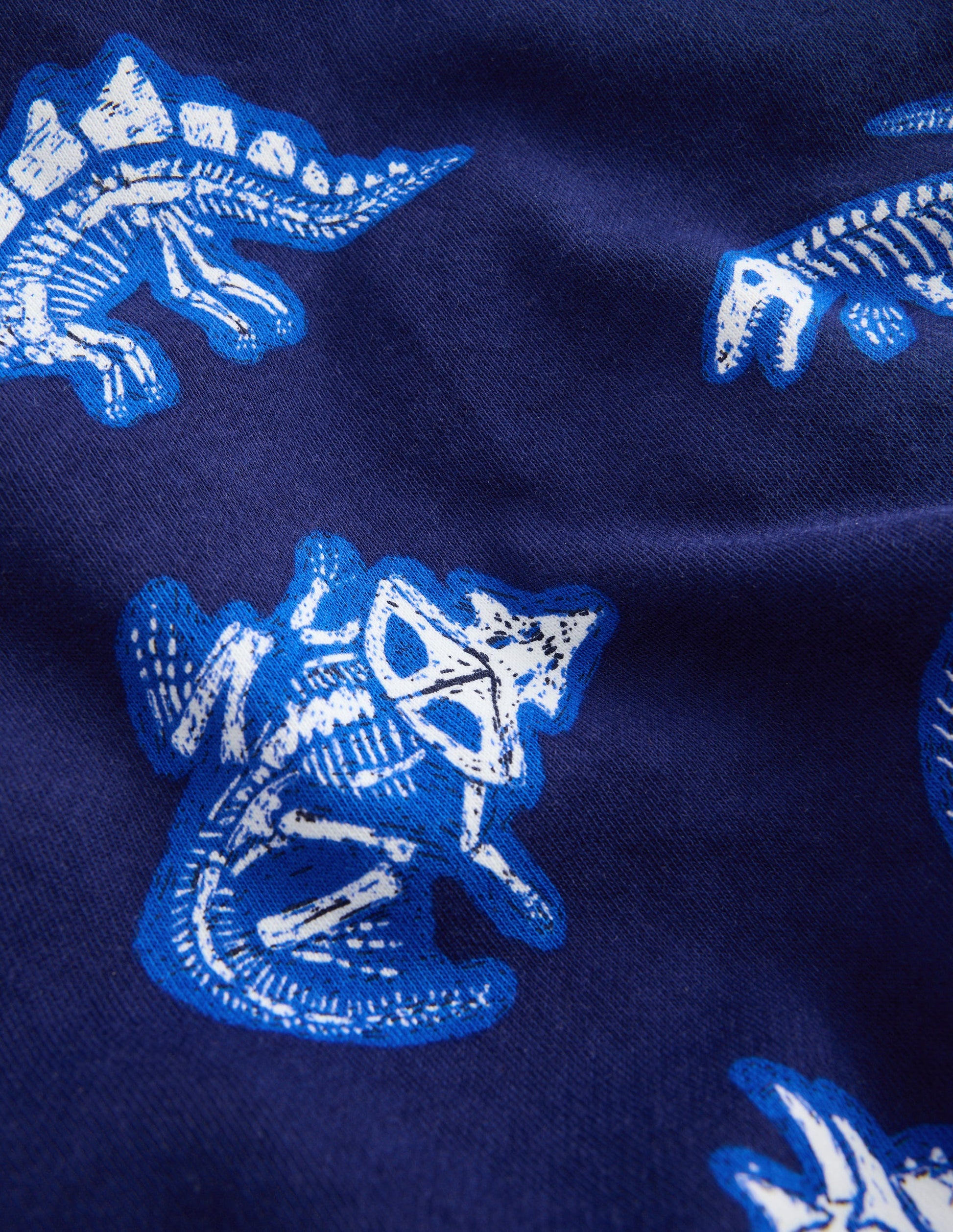 Glow-In-The-Dark Sweatshirt-College Navy Dino-3