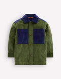 Front Pocket Overshirt-Brunswick Green