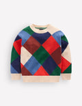 Argyle Jumper-Multi