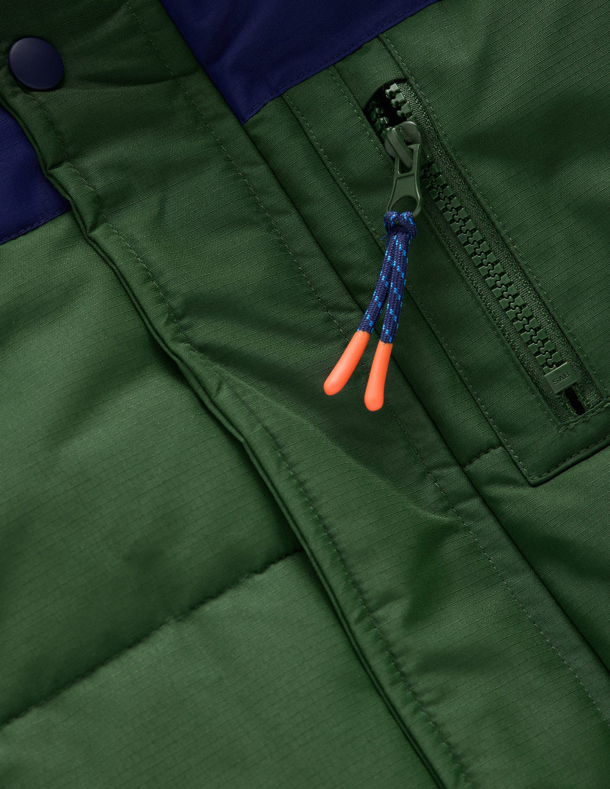 Borg Lined Puffer Coat-Brunswick Green - Image 3