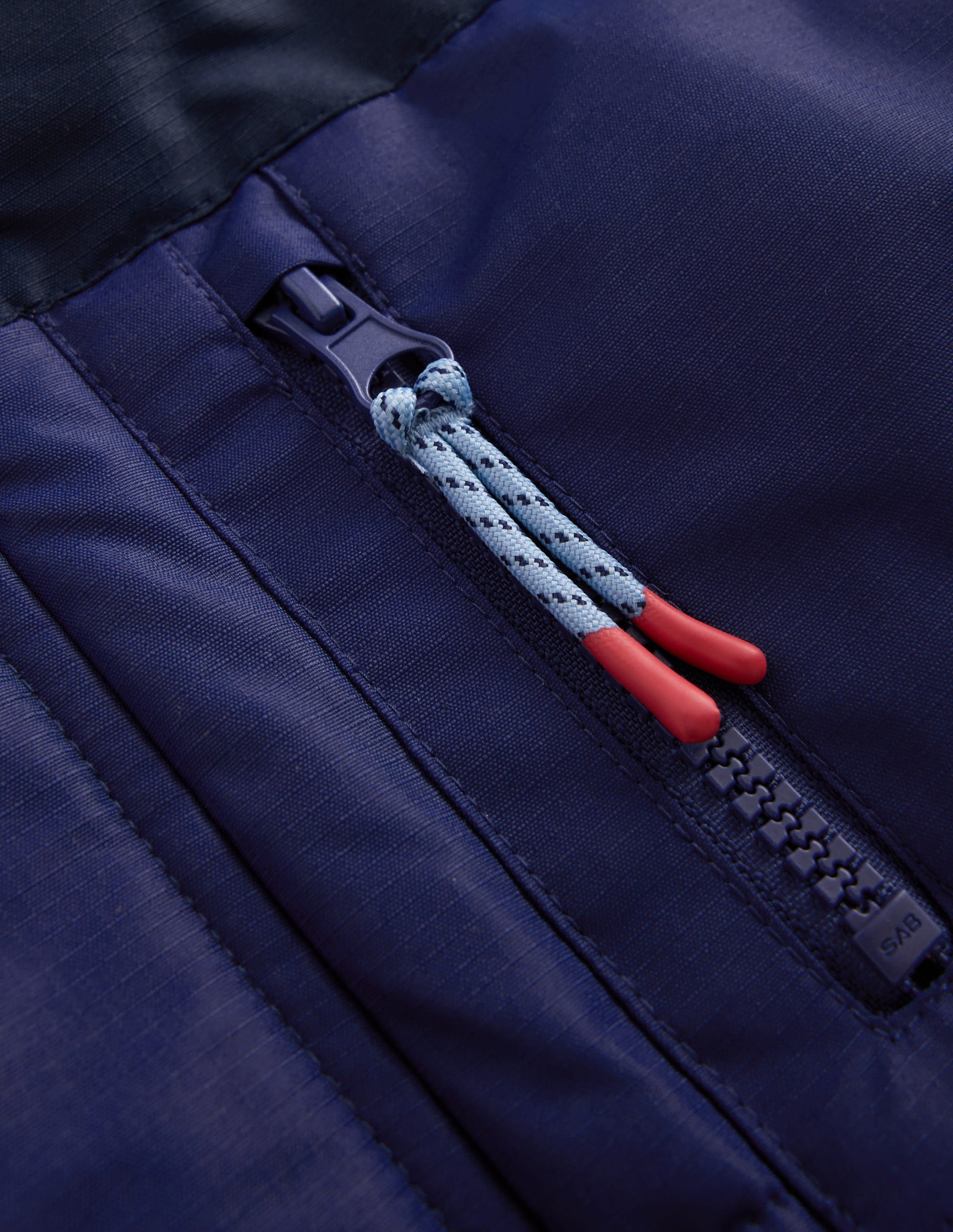 Borg Lined Puffer Coat-College Navy-8