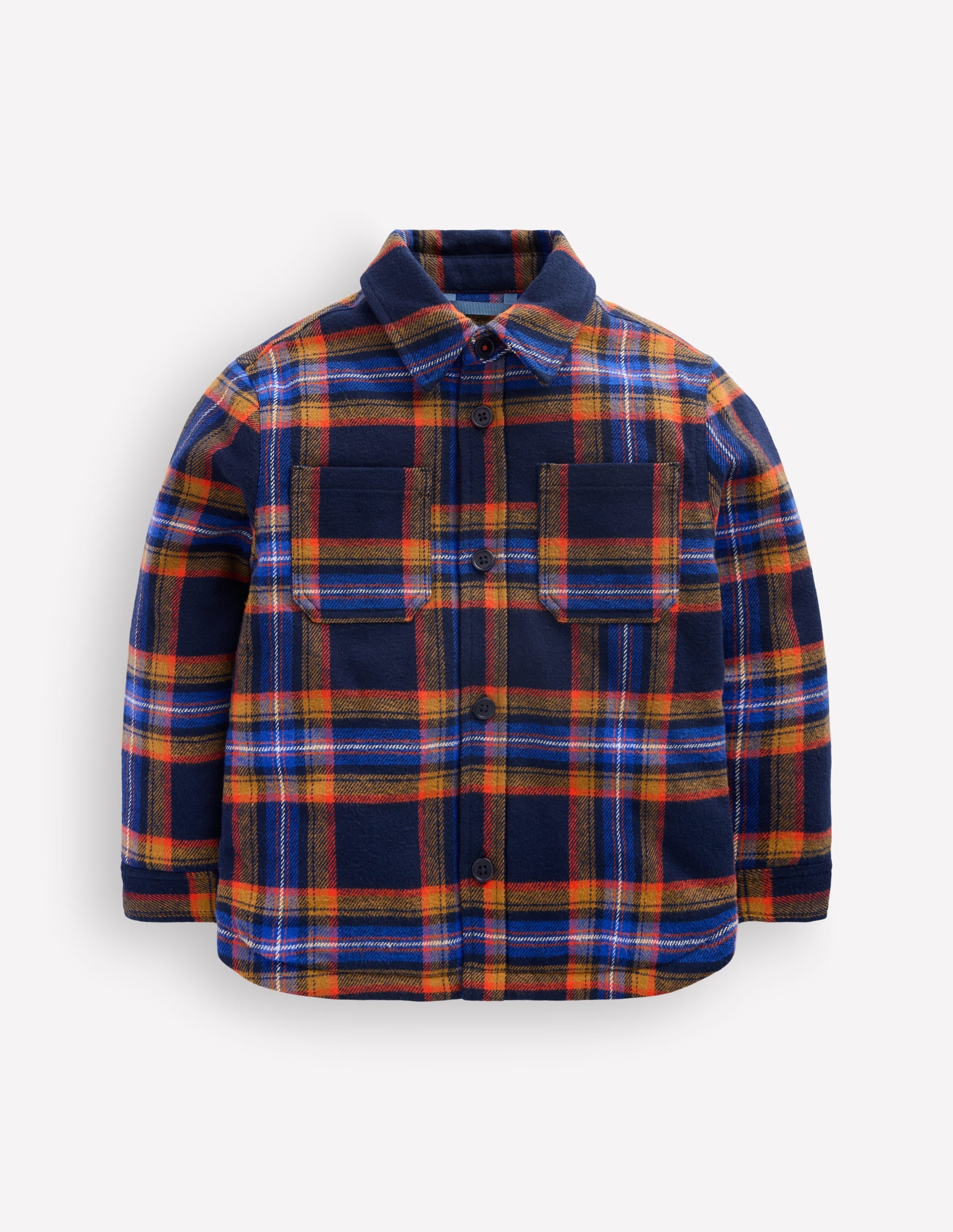 Shacket-Navy Check - Image 1