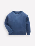 Garment Dye Waffle Mix Sweater-Denim Blue