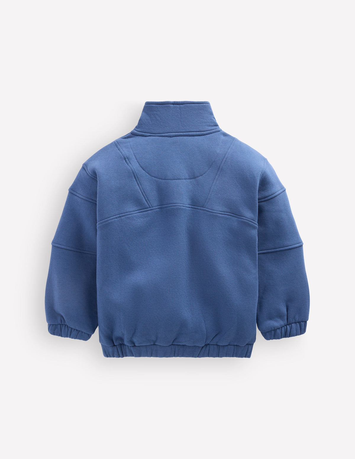Half-zip Sweatshirt-Denim Blue-2