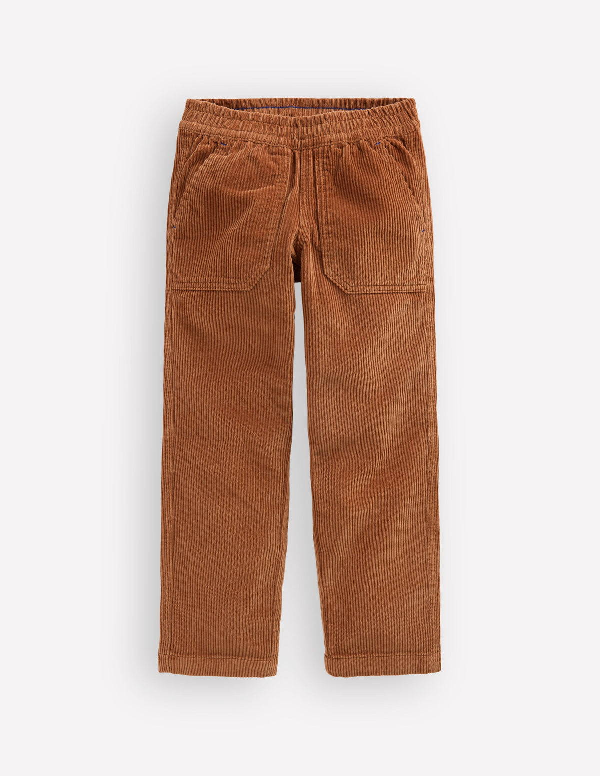 Pull-on Cord Trousers-Ginger-1