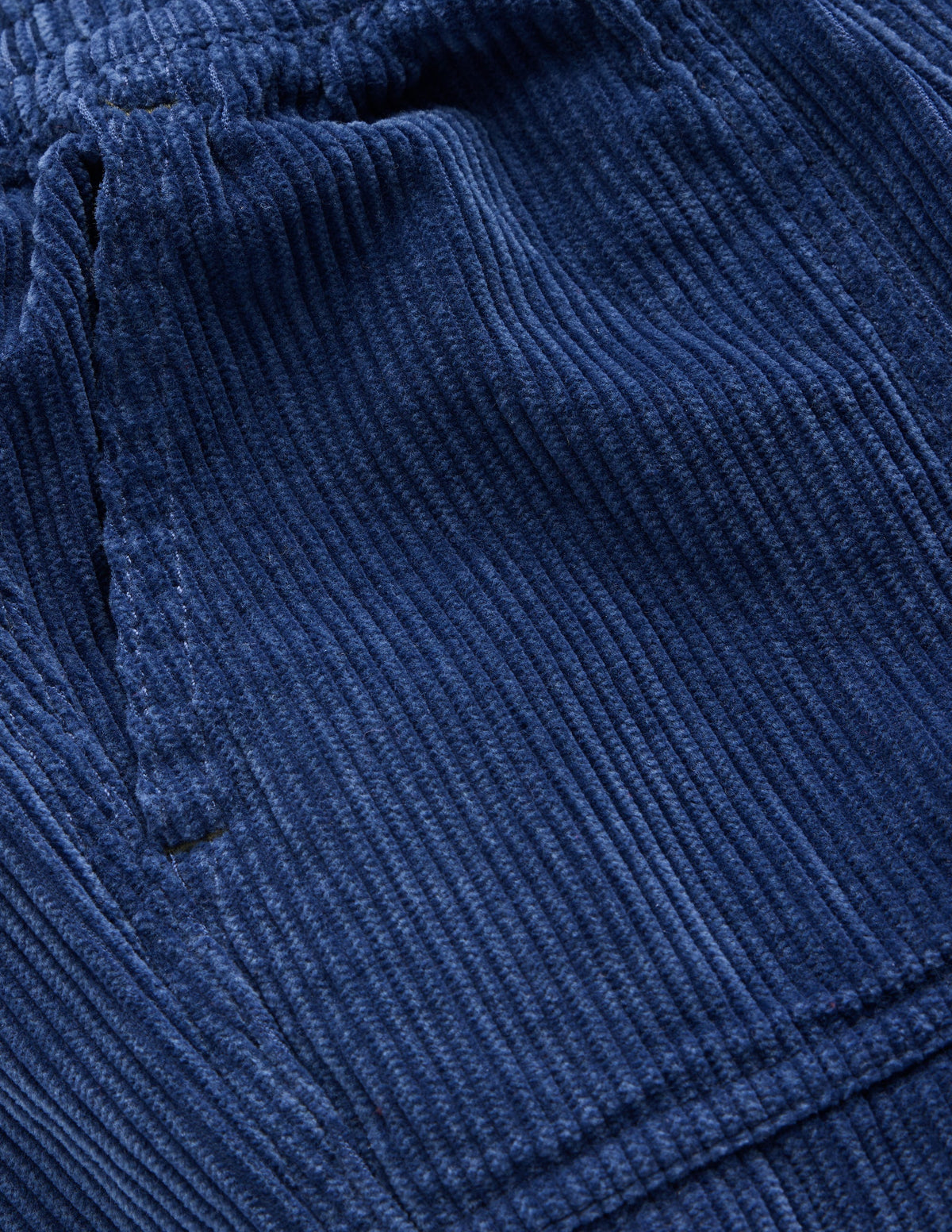 Pull-on Cord Trousers-Starboard Blue-3