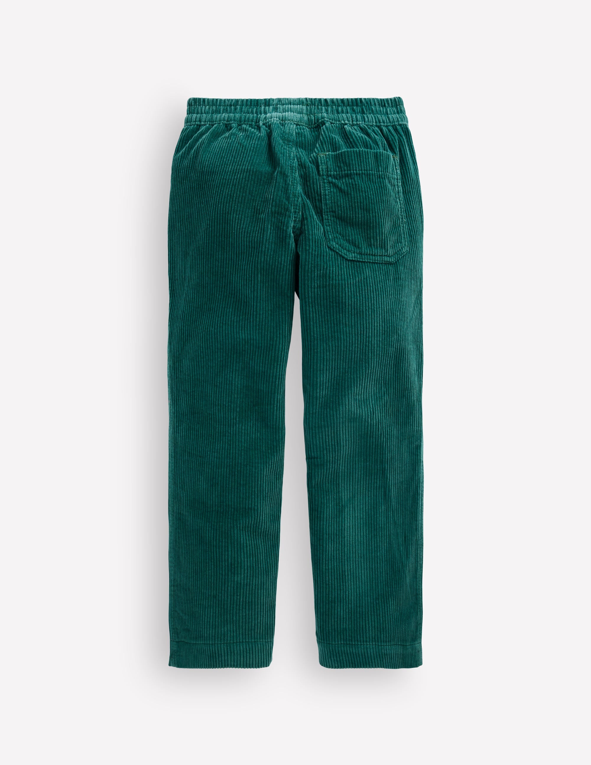 Pull-on Cord Trousers-MALLARD GREEN - Image 5