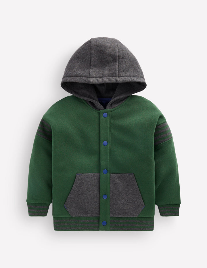 Varsity Hoodie-Hunter Green